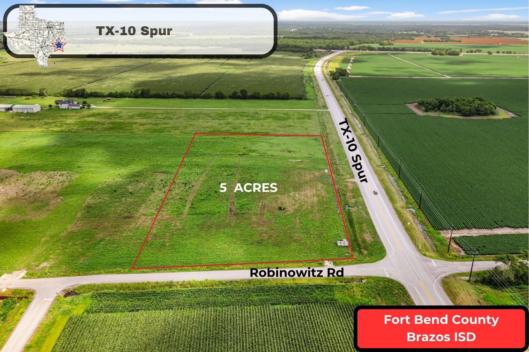 0 TX-10 Spur, Rosenberg, TX for Sale
