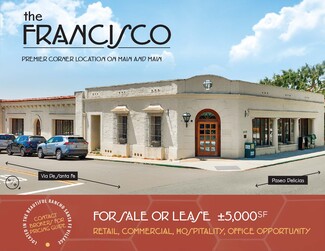 Rancho Santa Fe, CA Storefront Retail/Office - 6015 Paseo Delicias