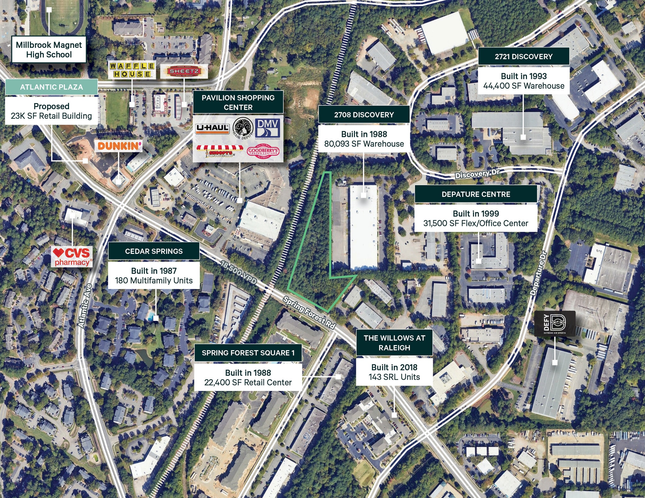 2601 Spring Forest Rd, Raleigh, NC for Sale