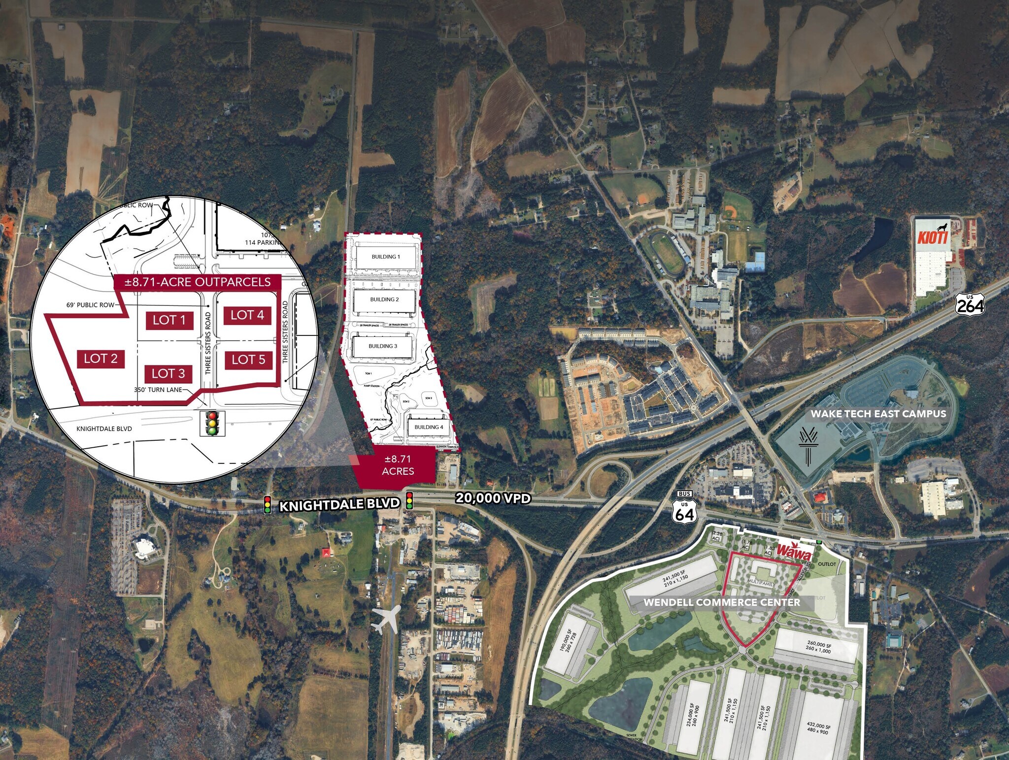 1100 Keiths rd, Knightdale, NC for Sale