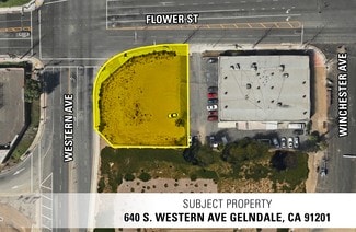 Glendale, CA Industrial Land - 640 Western St