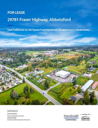Abbotsford, BC Industrial - 29781 Fraser Hwy Abbotsford, BC Industrial - 29781 Fraser Hwy
