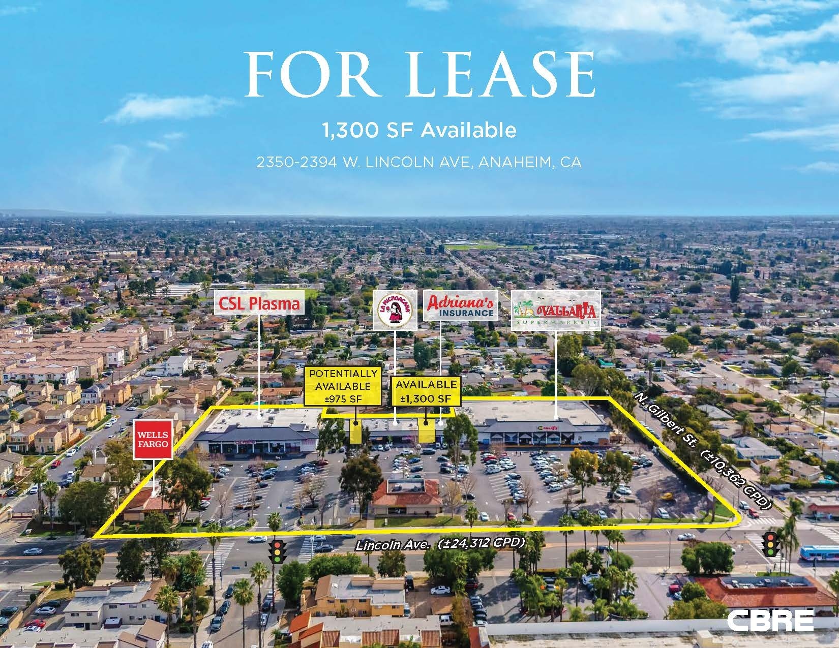 2360-2394 W Lincoln Ave, Anaheim, CA for Rent