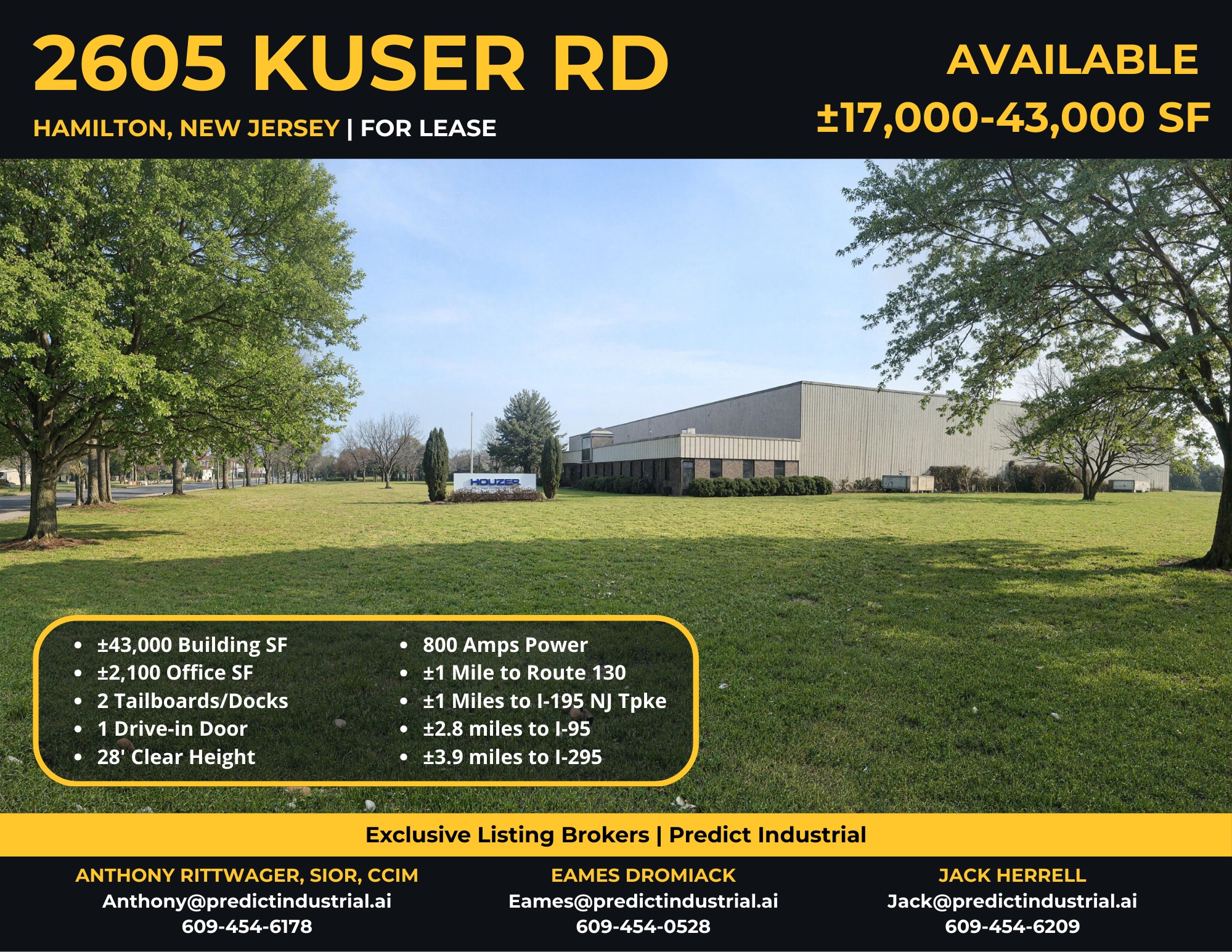 2605 Kuser Rd, Hamilton, NJ for Rent