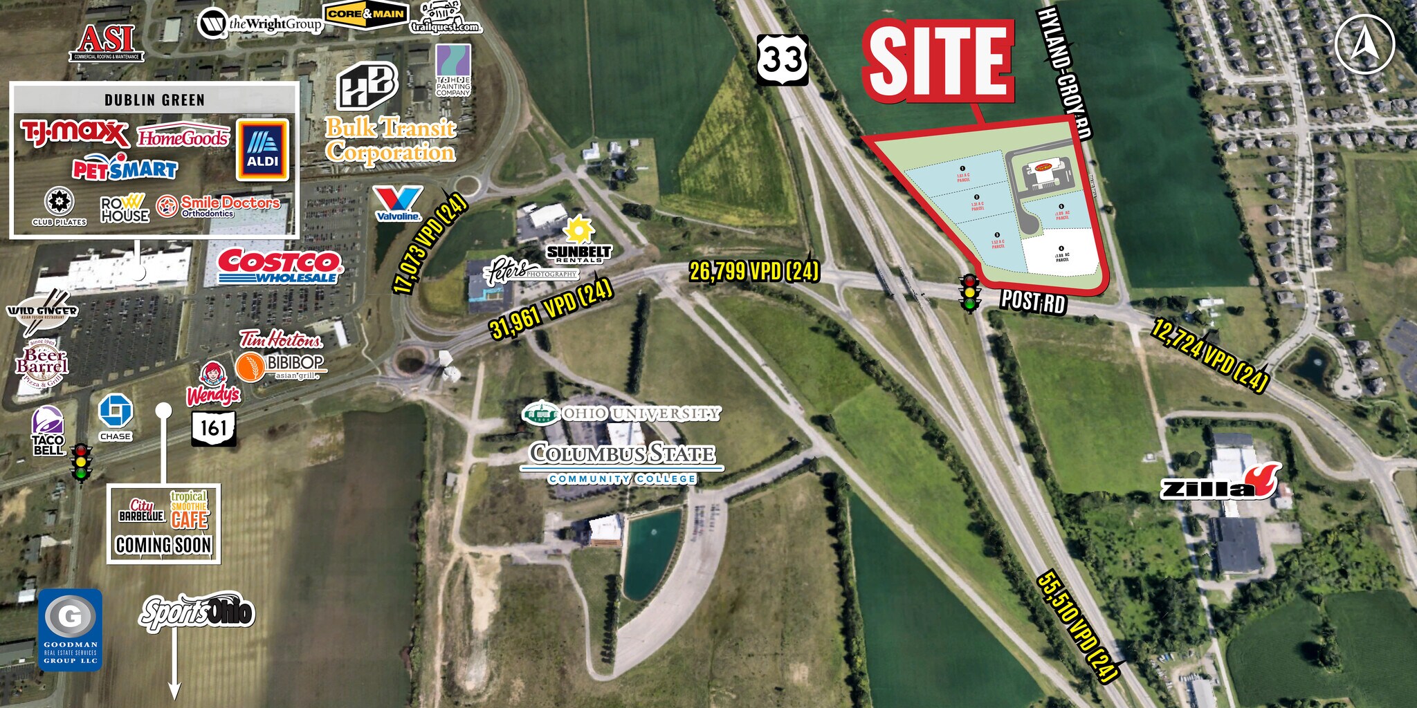 Post Rd @ Hyland Croy Road, Dublin, OH for Rent