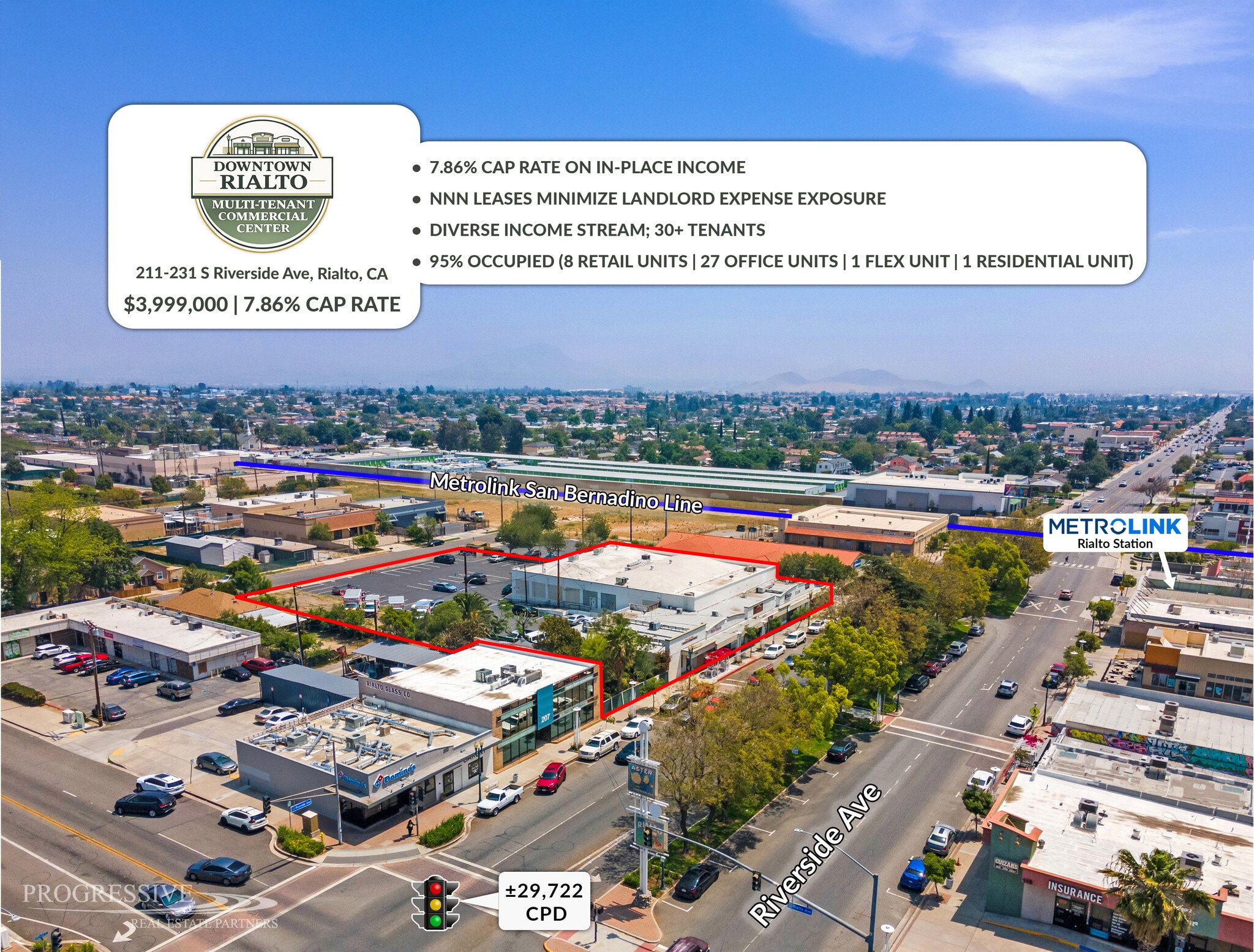 211-230 S Riverside Ave, Rialto, CA for Sale
