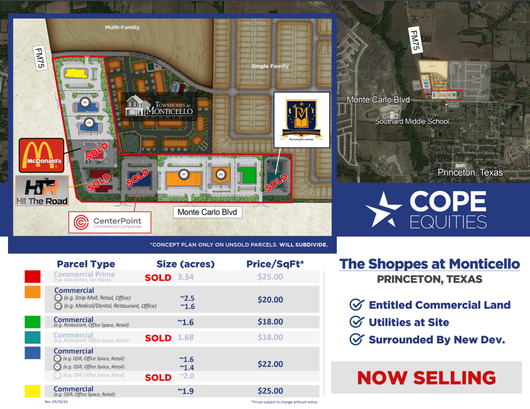 E.Monte Carlo & Longneck Rd, Princeton, TX for Sale