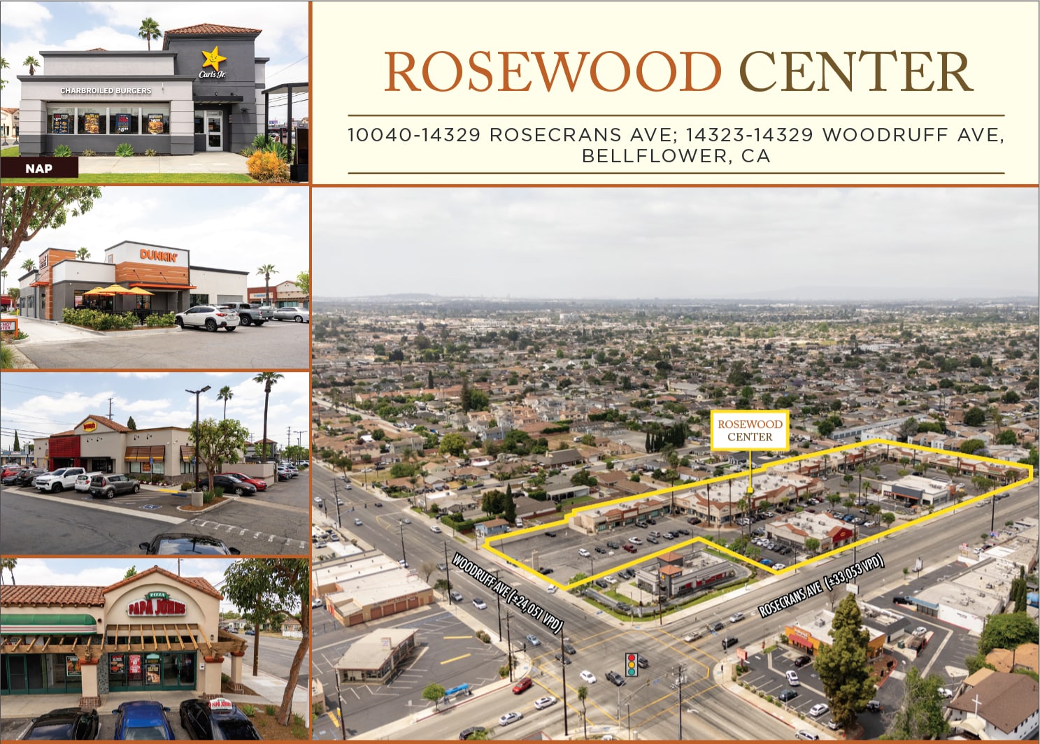 10108-10130 Rosecrans Ave, Bellflower, CA for Sale