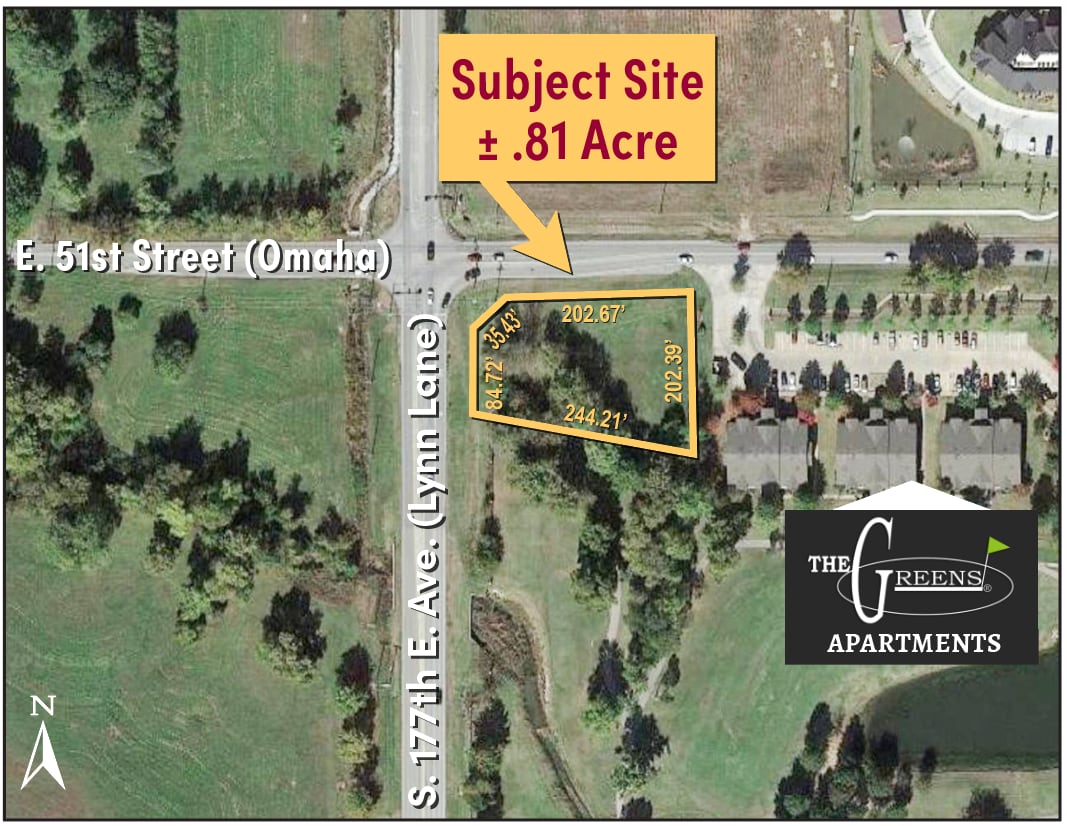 S 177th Ave & 51st E, Tulsa, OK for Sale
