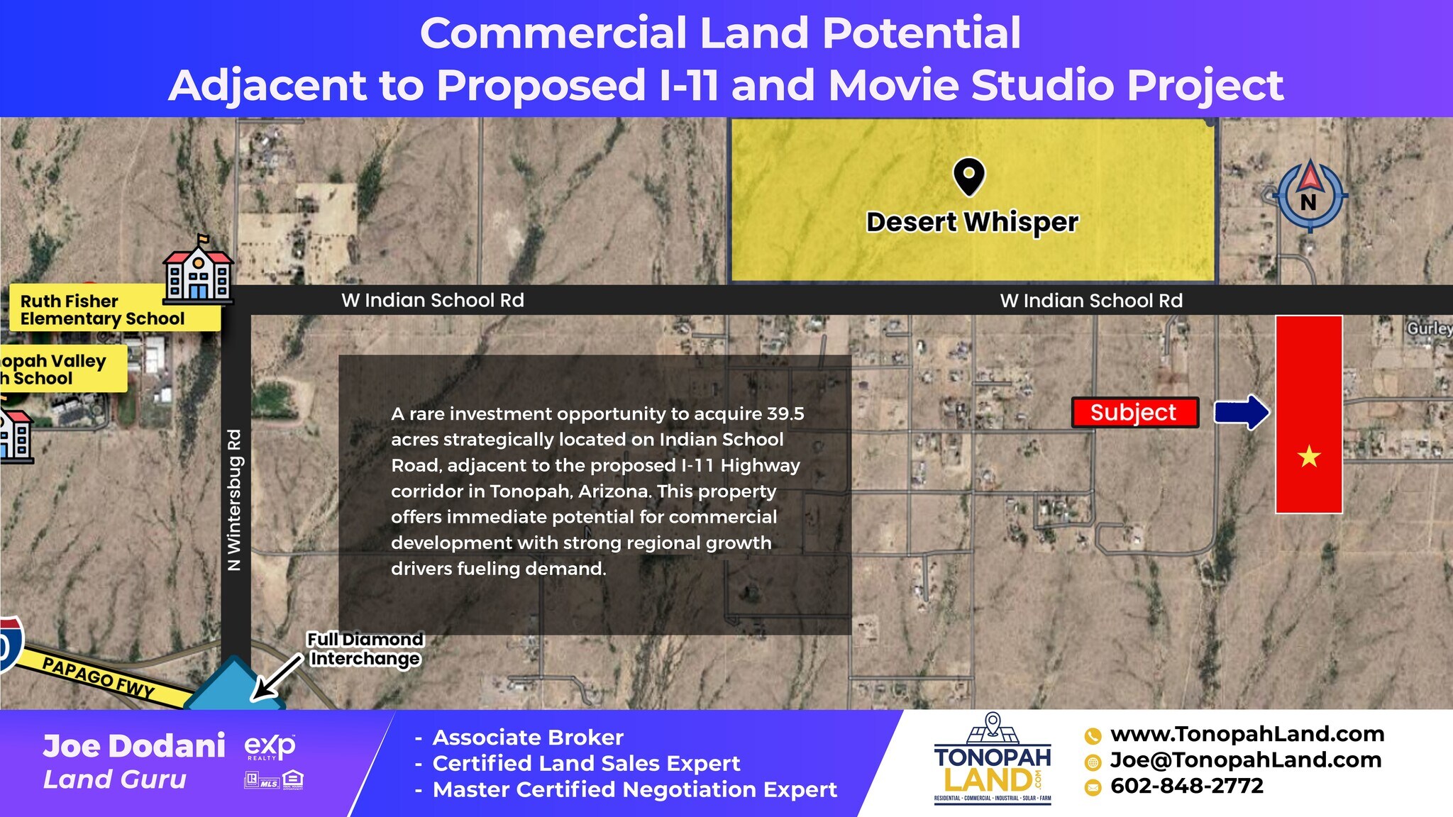 363rd W Indian School 1 AZ rd, Tonopah, AZ for Sale
