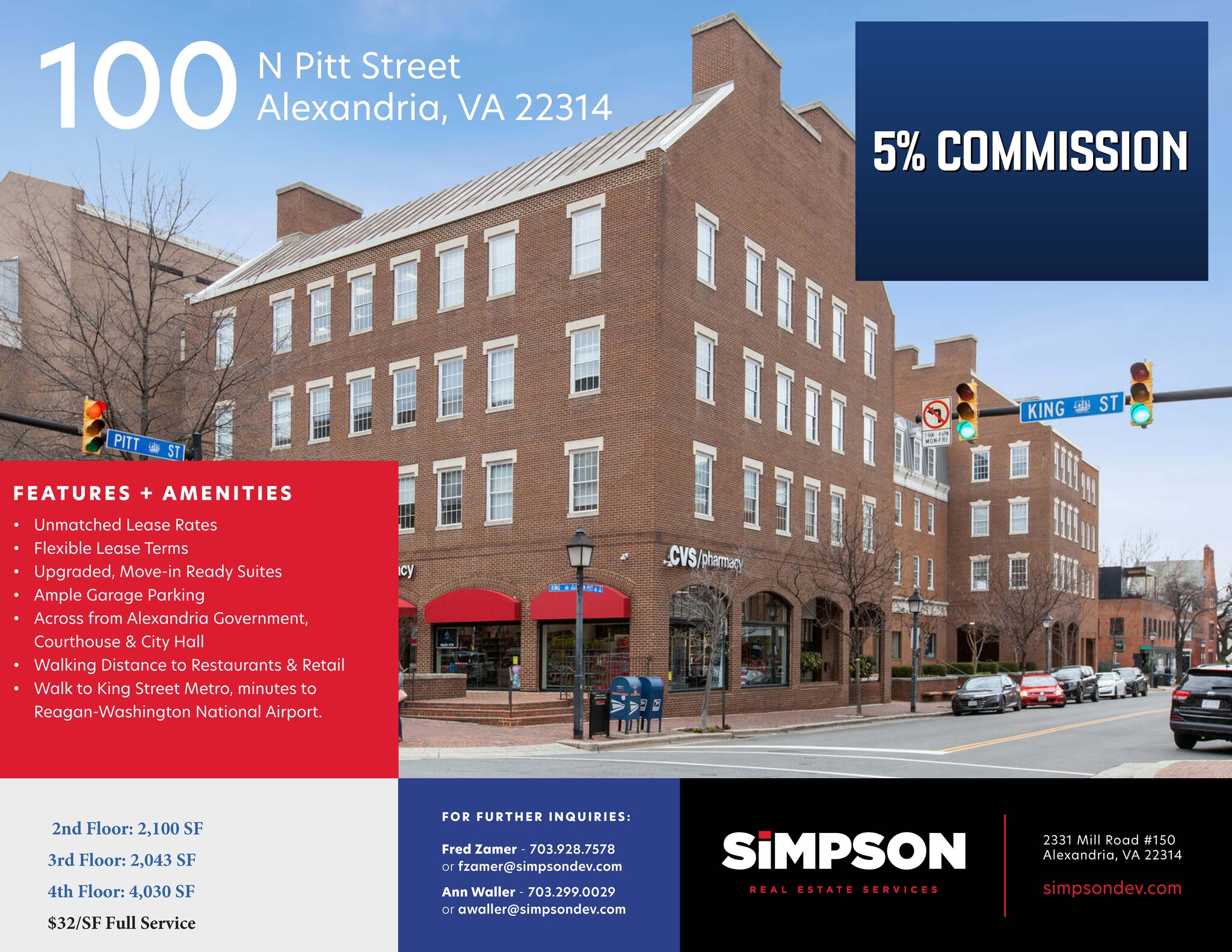 100 N Pitt St, Alexandria, VA for Rent