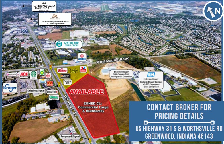 US 31 South, Greenwood, IN for Sale
