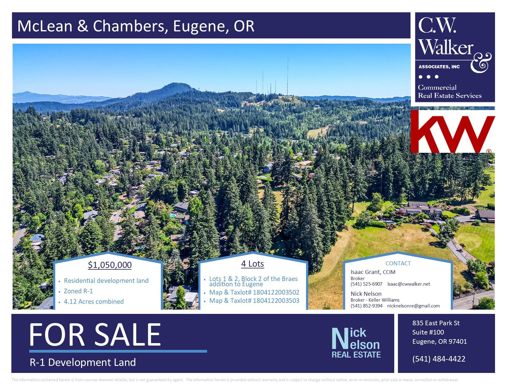 McLean Blvd Chambers St Eugene, OR 97405 Land Property for Sale on