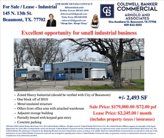 Beaumont, TX Industrial - 145 N 13th St