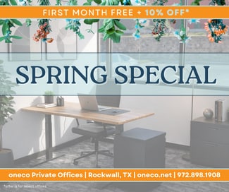 Rockwall, TX Coworking Space - 550 Vigor Way, Suite 102 way