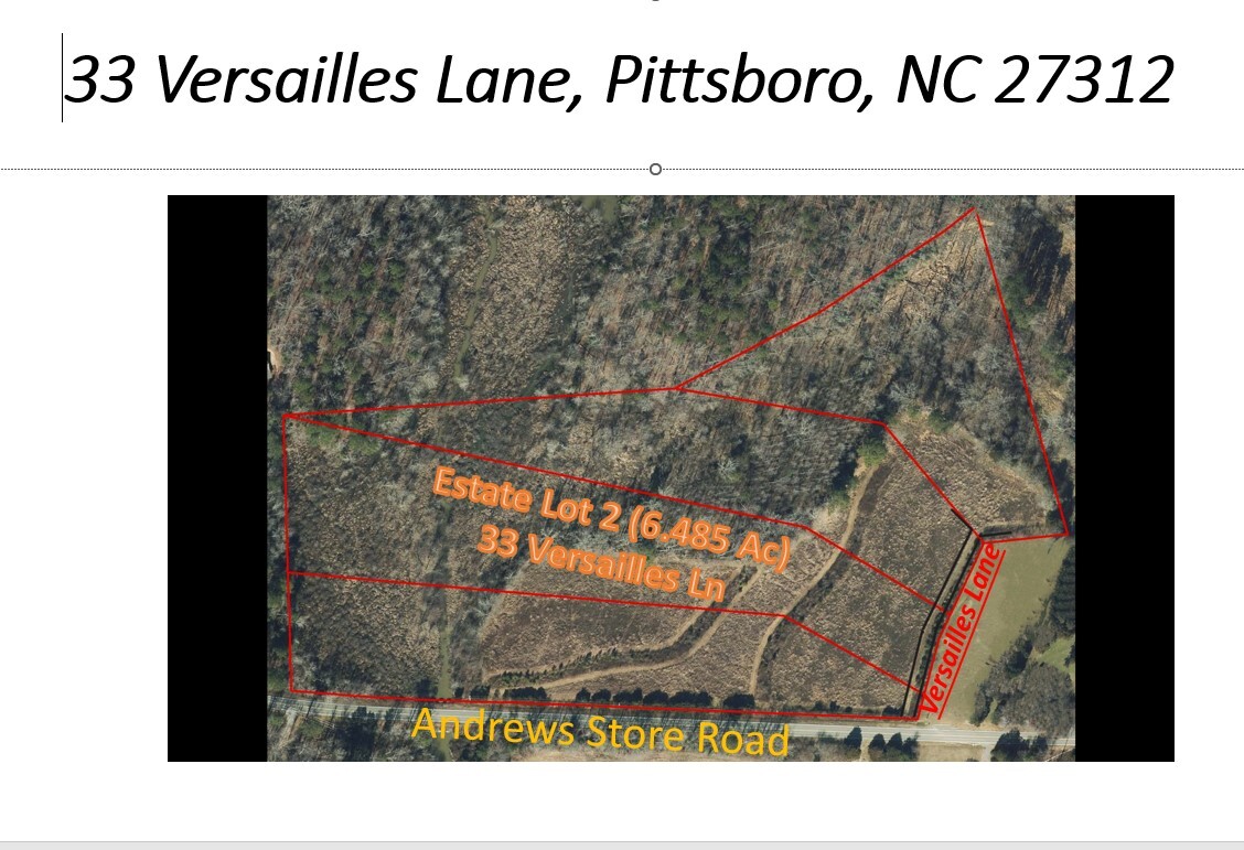 Versailles Lane, Pittsboro, NC for Sale