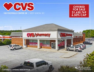 West Union, SC Drug Store - 105 Foothills Center Dr