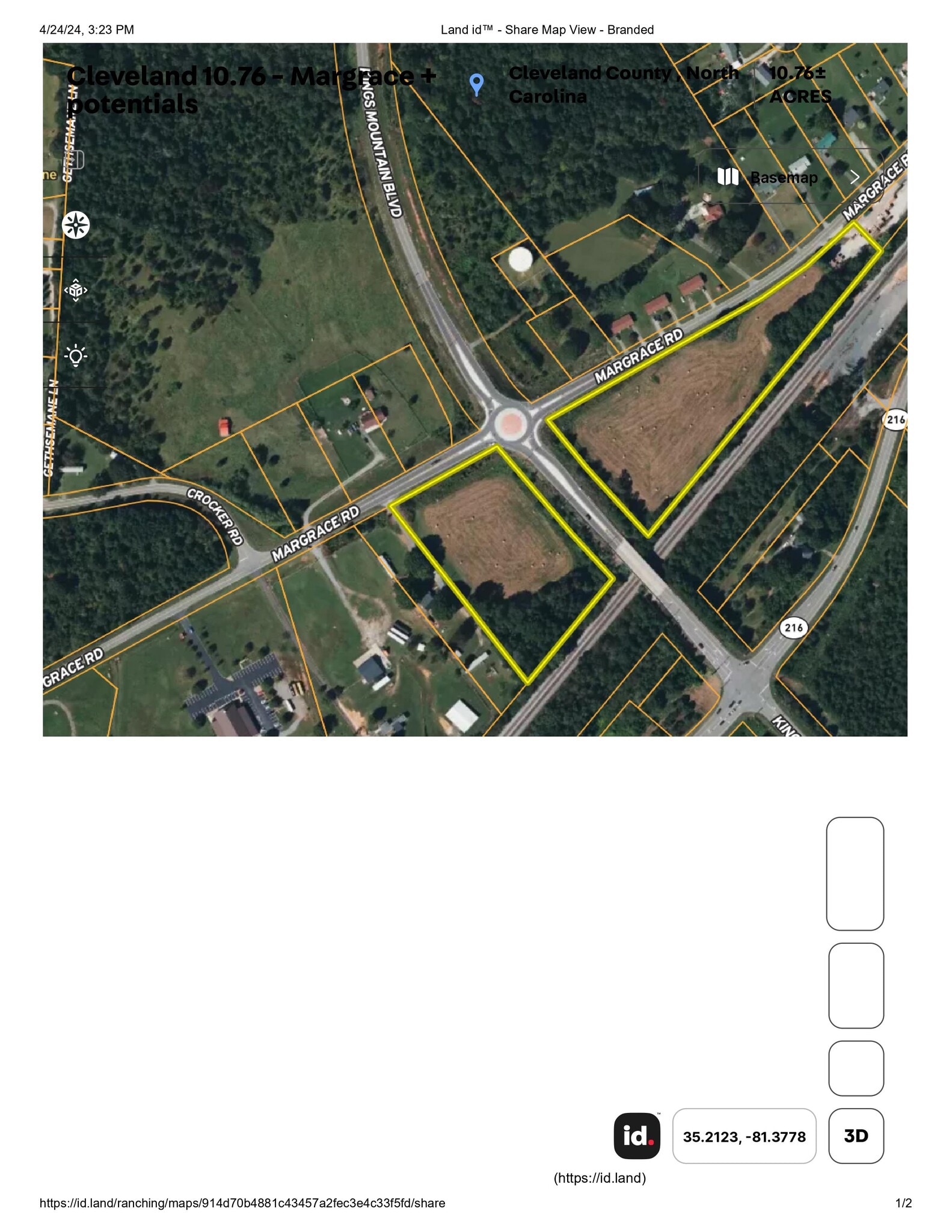 MARGRACE RD @ KINGS MOUNTAIN BLVD, Kings Mountain, NC for Rent