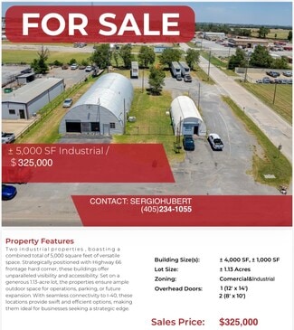 Two Industrial Buildings for Sale Two Industrial Buildings for Sale