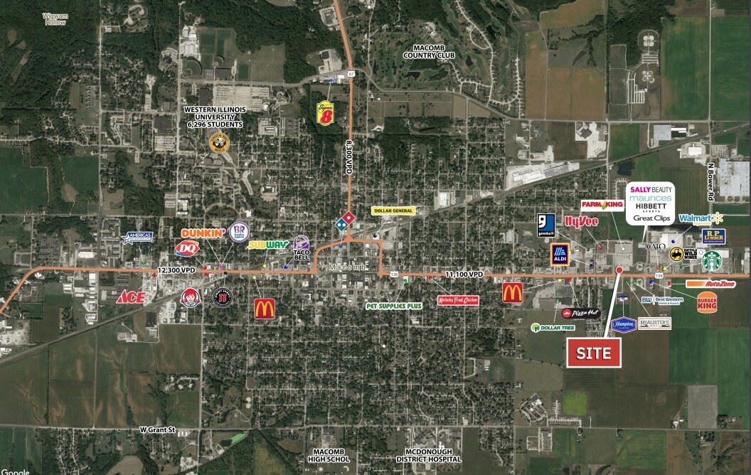 1620 E Jackson Outlot IL 61455 Land Property for Lease on