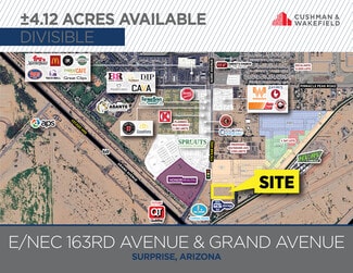 Surprise, AZ Commercial - E/NEC 163rd Ave & Grand ave