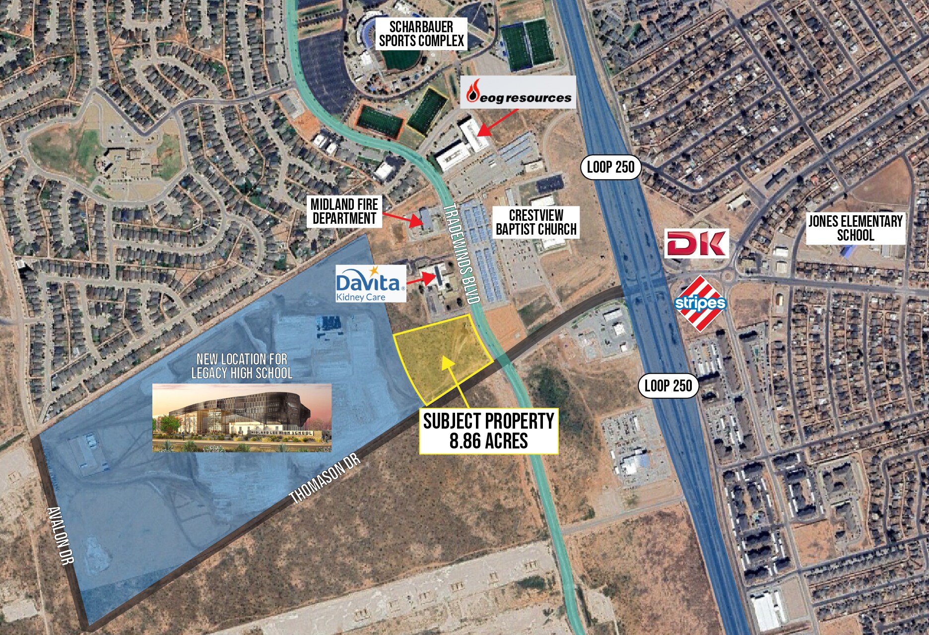 203 Tradewinds Boulevard, Midland, TX for Sale