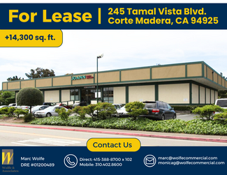 Corte Madera, CA Retail - 245 Tamal Vista Blvd