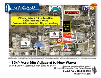 Leesburg, FL Commercial Land - SR 44 & CR 468
