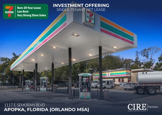 Apopka, FL Service Station - 1117 E Semoran Blvd Apopka, FL Service Station - 1117 E Semoran Blvd