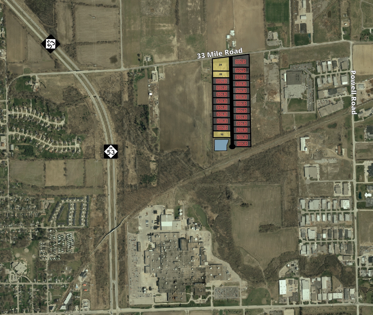 33 Mile Rd & M-53, Bruce Township, MI for Sale