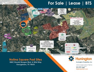 Georgetown, TX Commercial Land - NWC Ronald Reagan Blvd. & Wild way