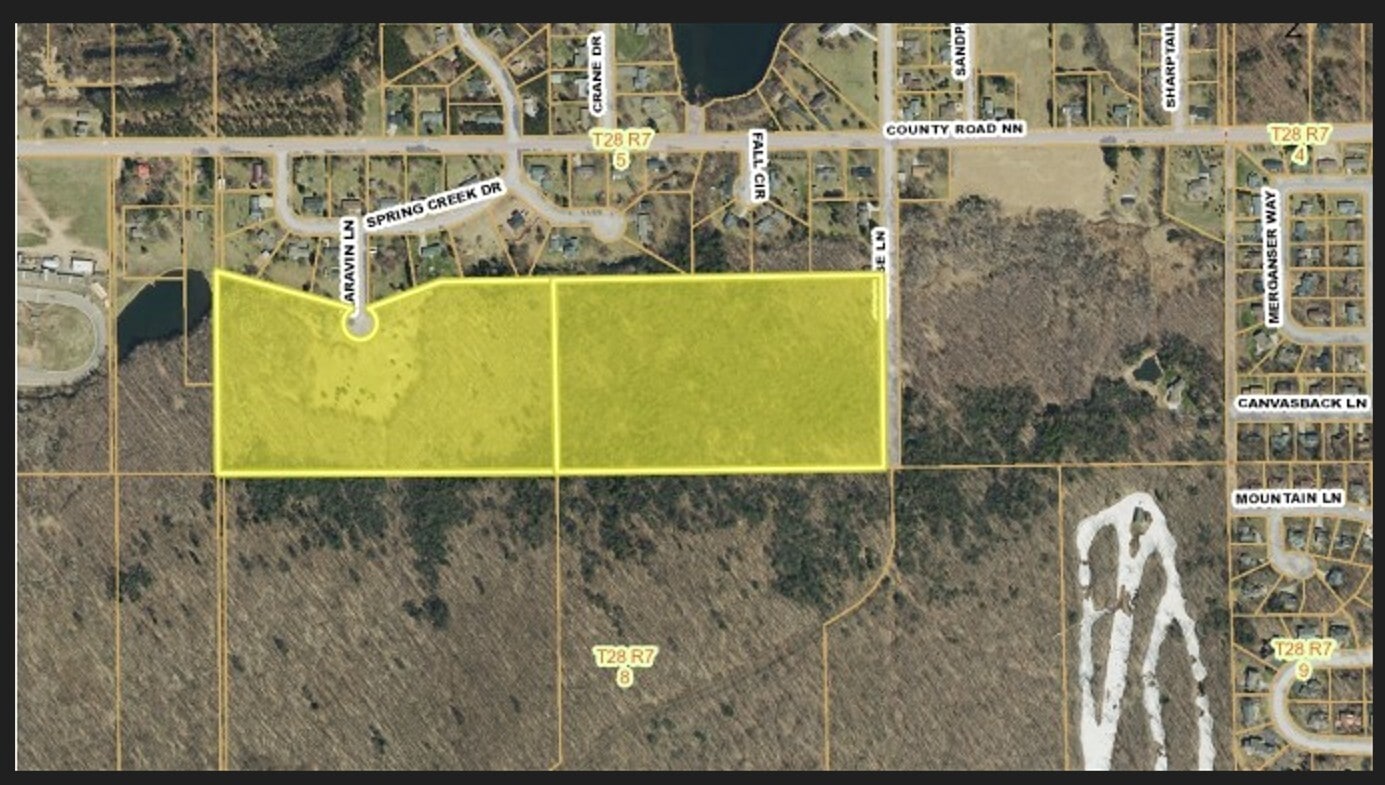 25 acres off Grouse Lane, Rib Mountain, WI for Sale