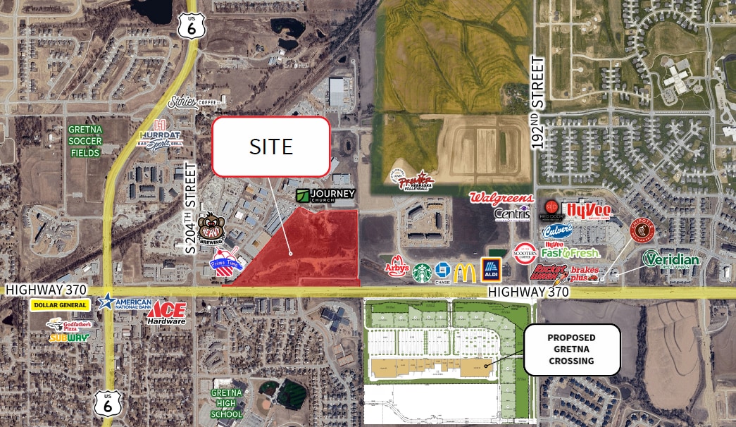 200th Street & Highway 370, Gretna, NE for Sale