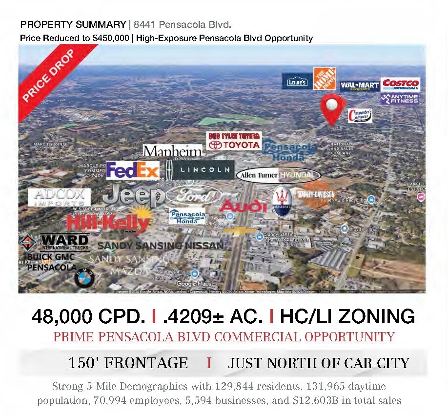 8441 Pensacola Blvd, Pensacola, FL for Sale