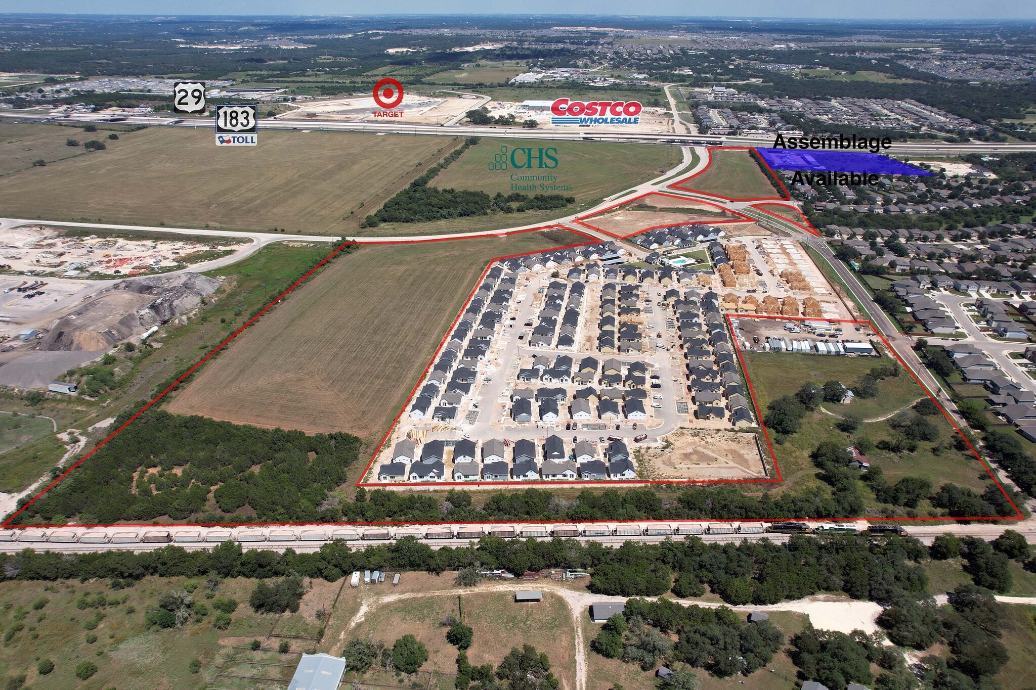 HWY 183 @ Seward Jct Lp, Liberty Hill, TX for Sale