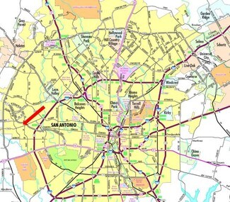 San Antonio, TX Commercial Land - 1060 N. Hunt Lane