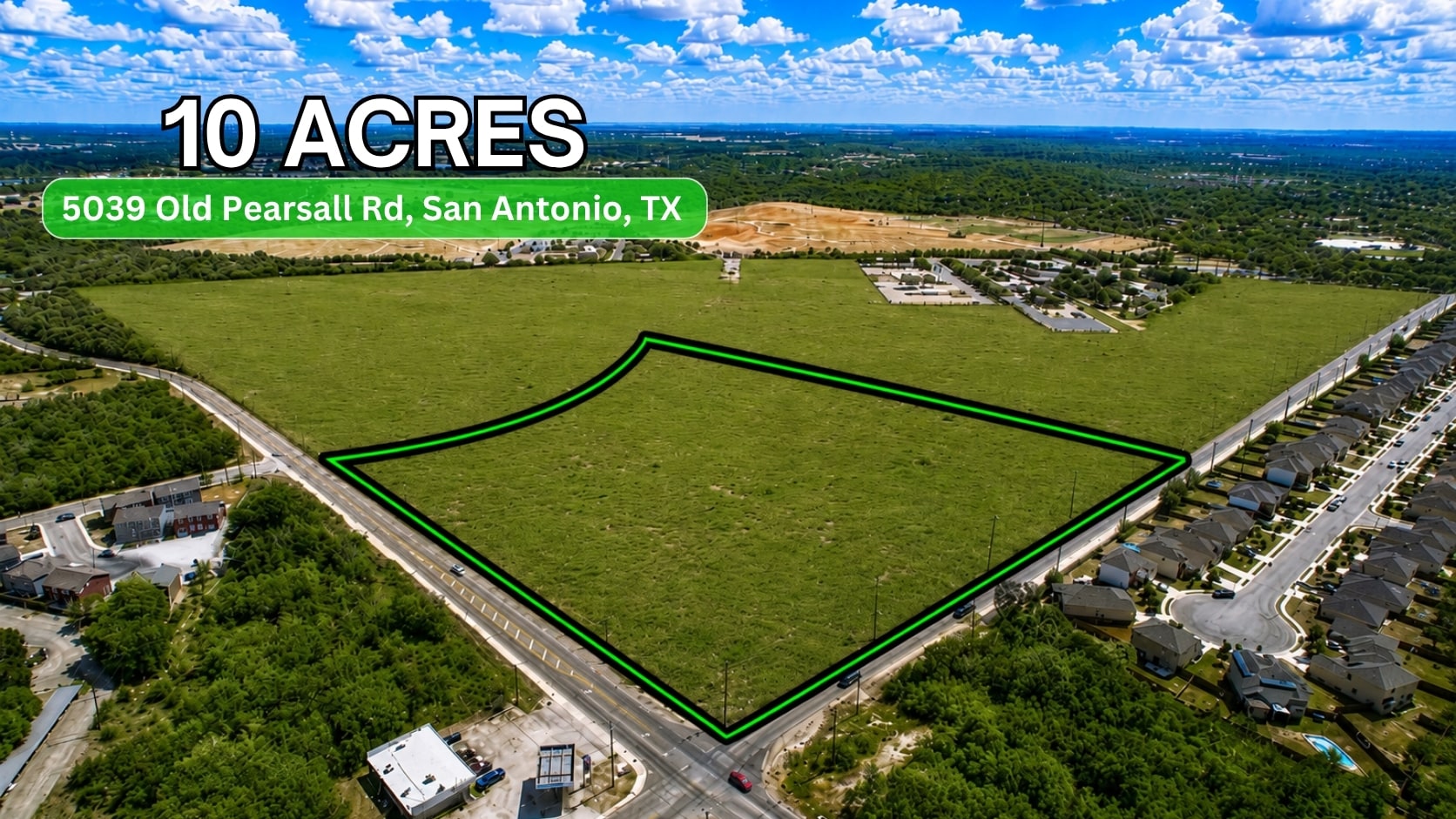 10± AC on Old Pearsall rd, San Antonio, TX for Sale