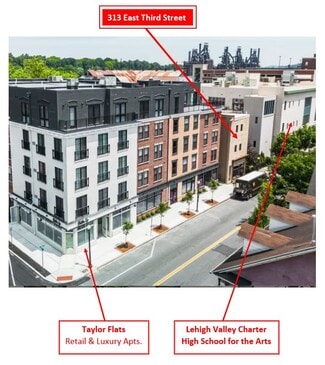 Bethlehem, PA Storefront Retail/Office - 313 E 3rd St