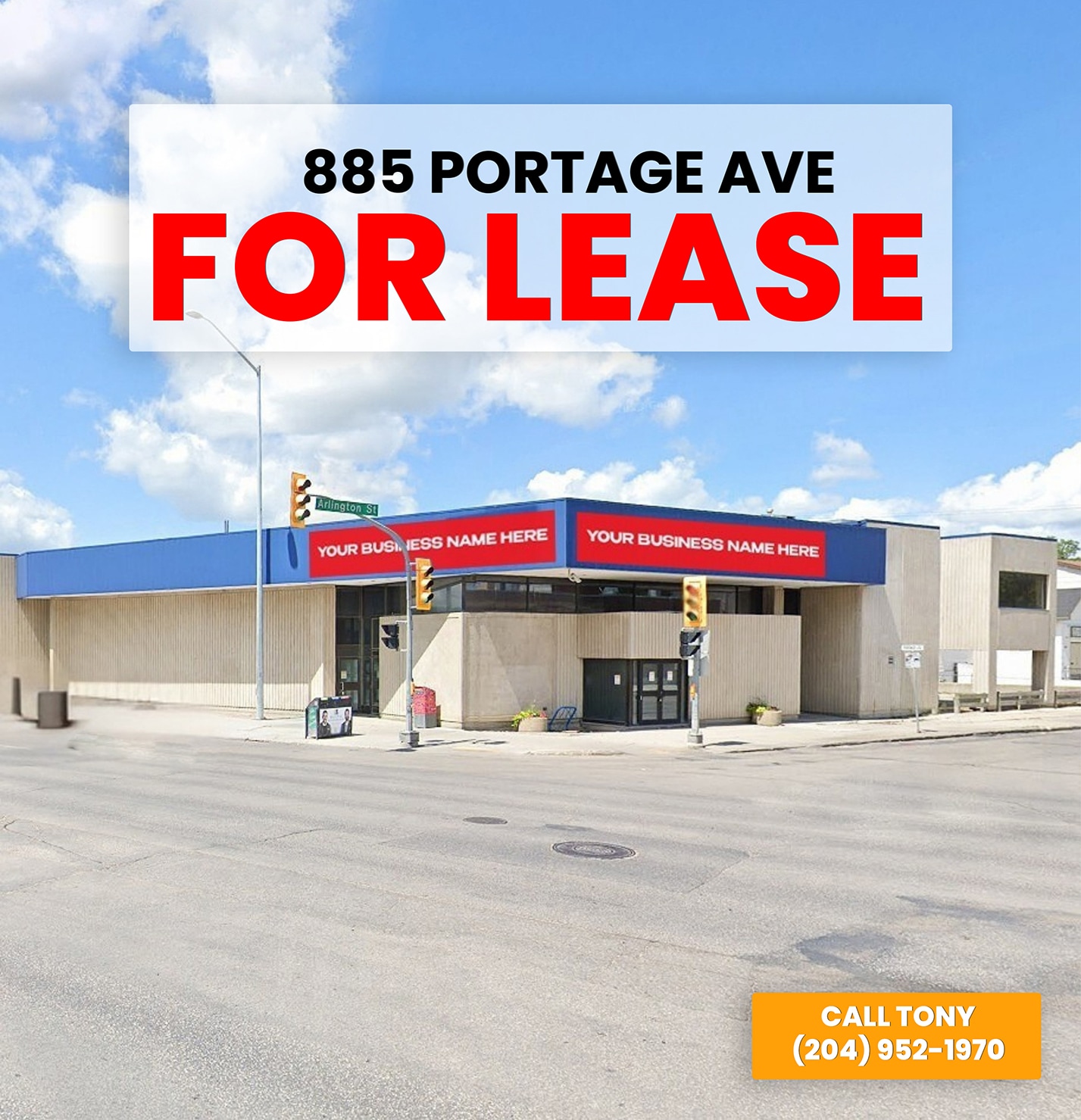 885 Portage Av, Winnipeg, MB for Rent