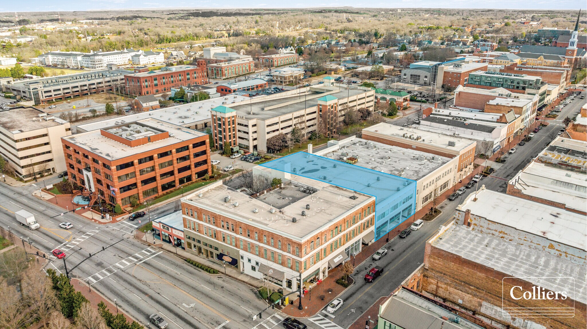 100 E Main St Spartanburg, SC 29306 Retail Property for Lease on