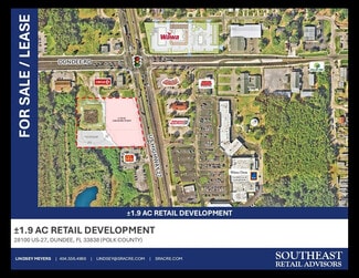 Dundee, FL Commercial Land - 28100 Hwy 27