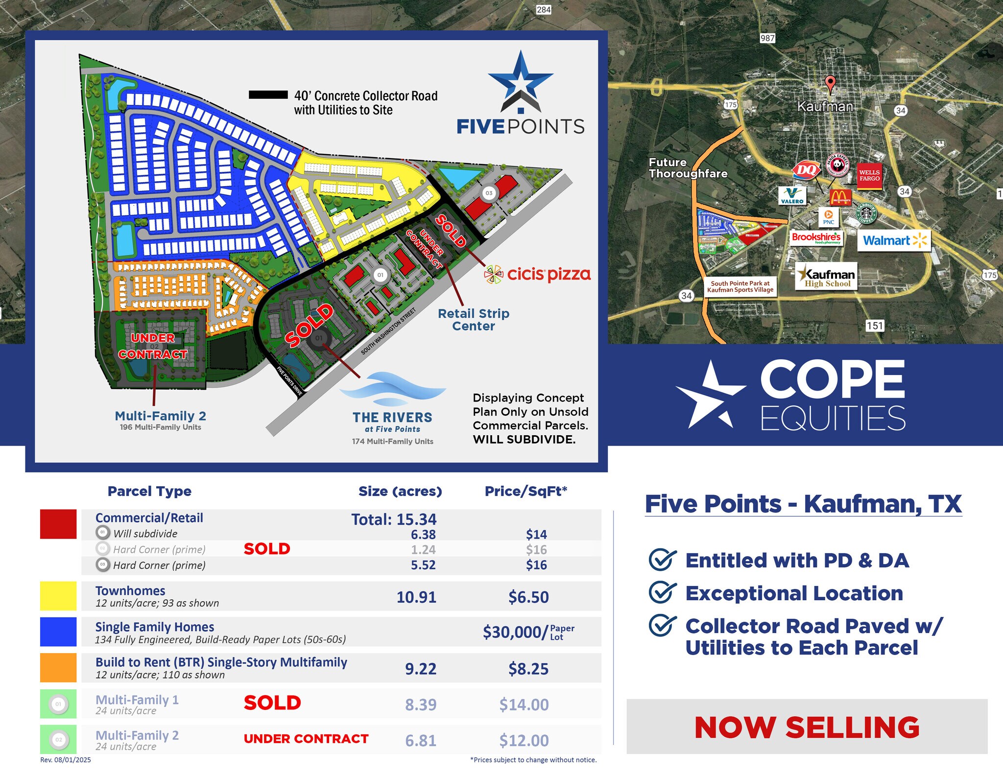 South Washington Street & Lakeside Drive, Kaufman, TX for Sale