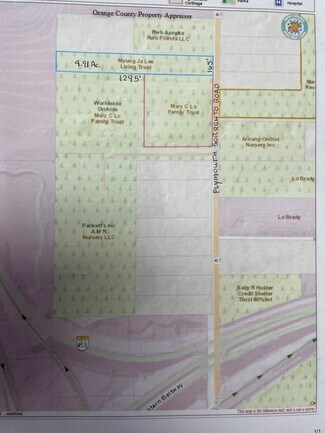 Apopka, FL Agricultural Land - 6614 Plymouth Sorrento Rd