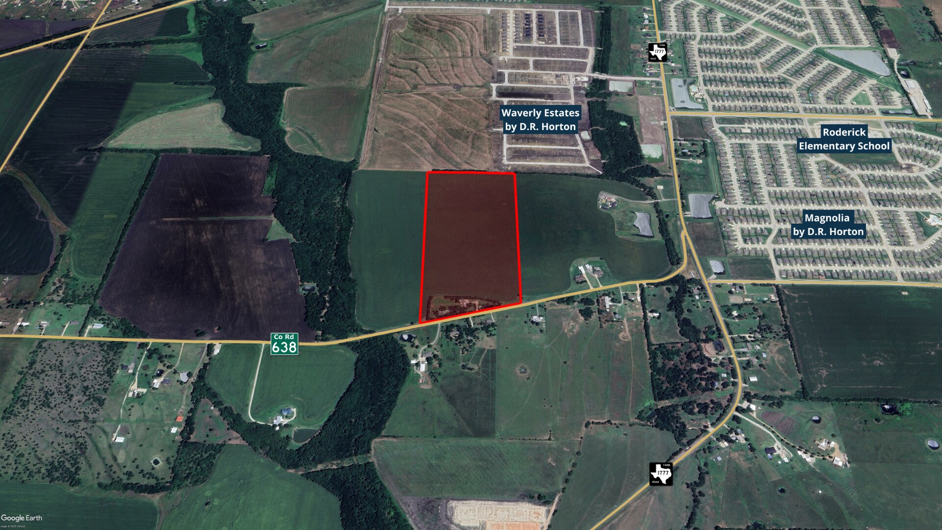 County Road 638 @ FM 1777, Royse City, TX for Sale