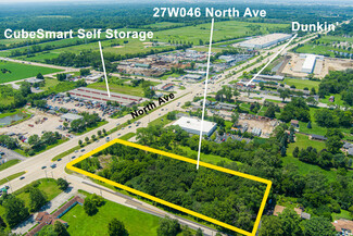 West Chicago, IL Commercial Land - 27W046 North Ave