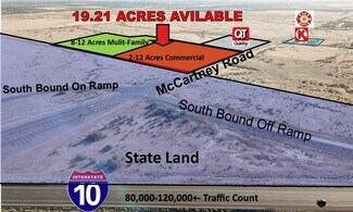 Casa Grande, AZ Commercial Land - SWC McCartney Rd & I-10 @ Henness
