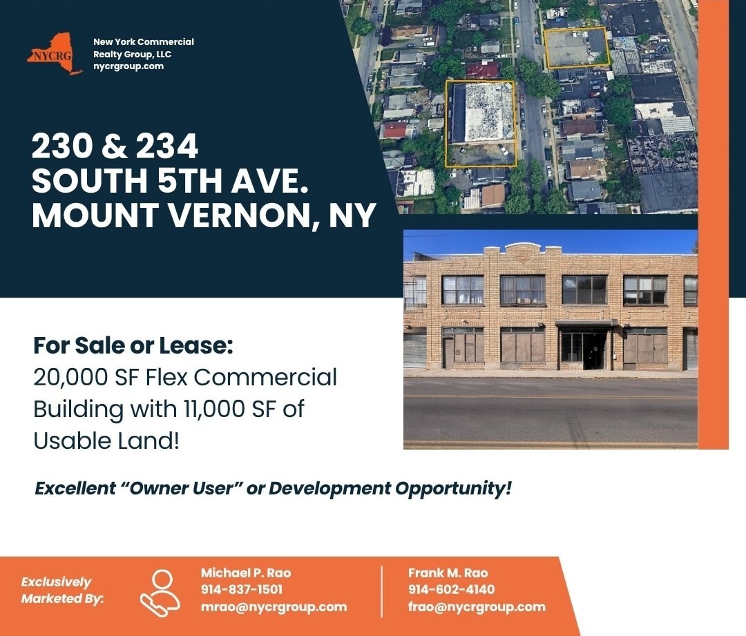 230-234 S 5th Ave, Mount Vernon, NY for Sale