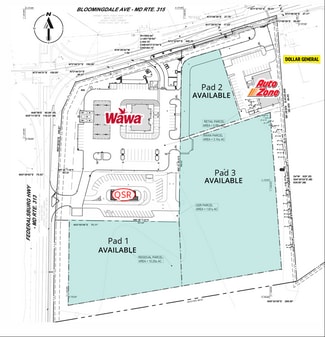 Federalsburg, MD Commercial Land - 000 Bloomingdale Ave