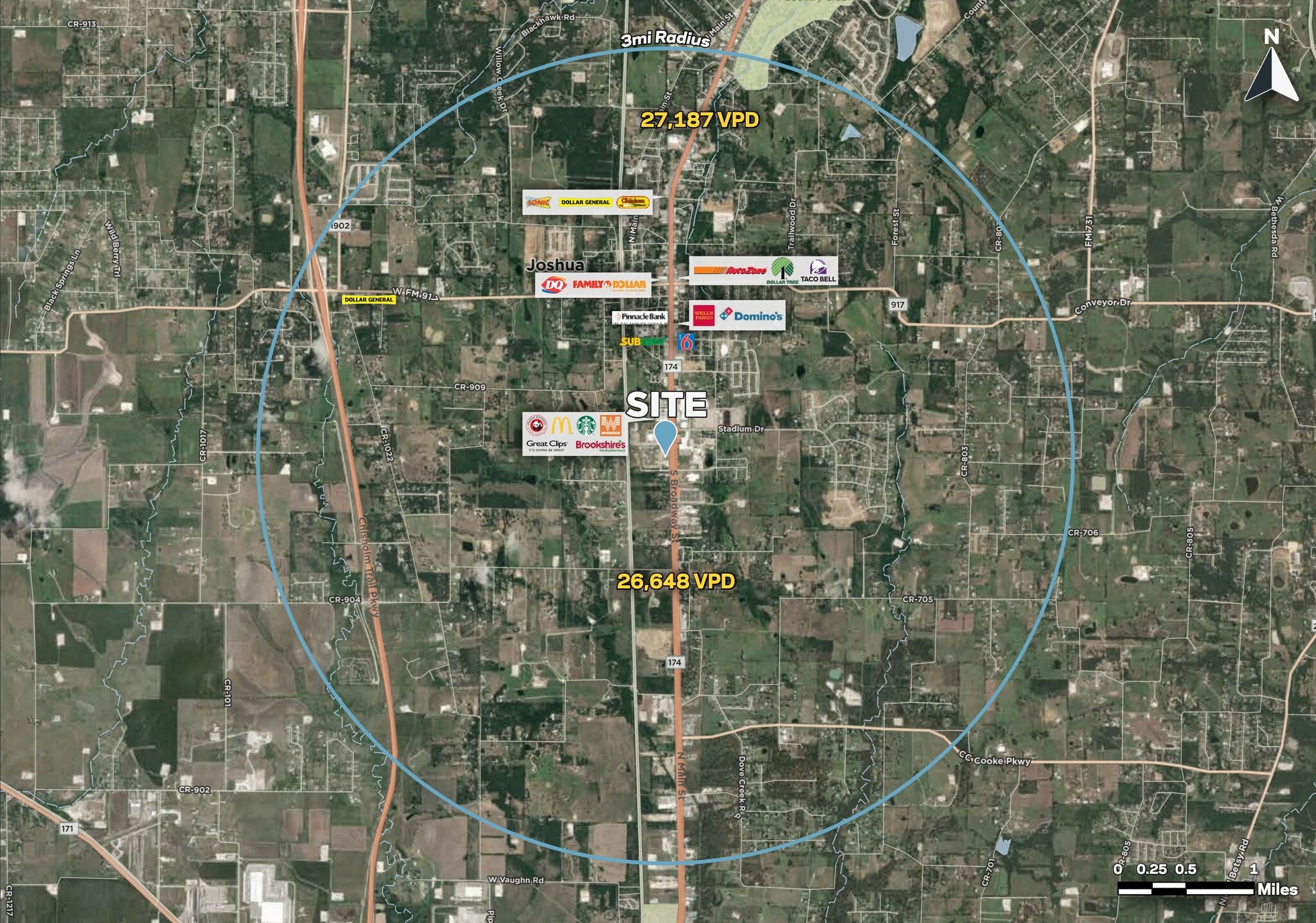 NWQ Hwy 174 & Mountainaire Rd, Joshua, TX for Rent