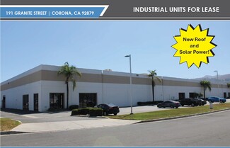 Corona, CA Industrial - 191 Granite St
